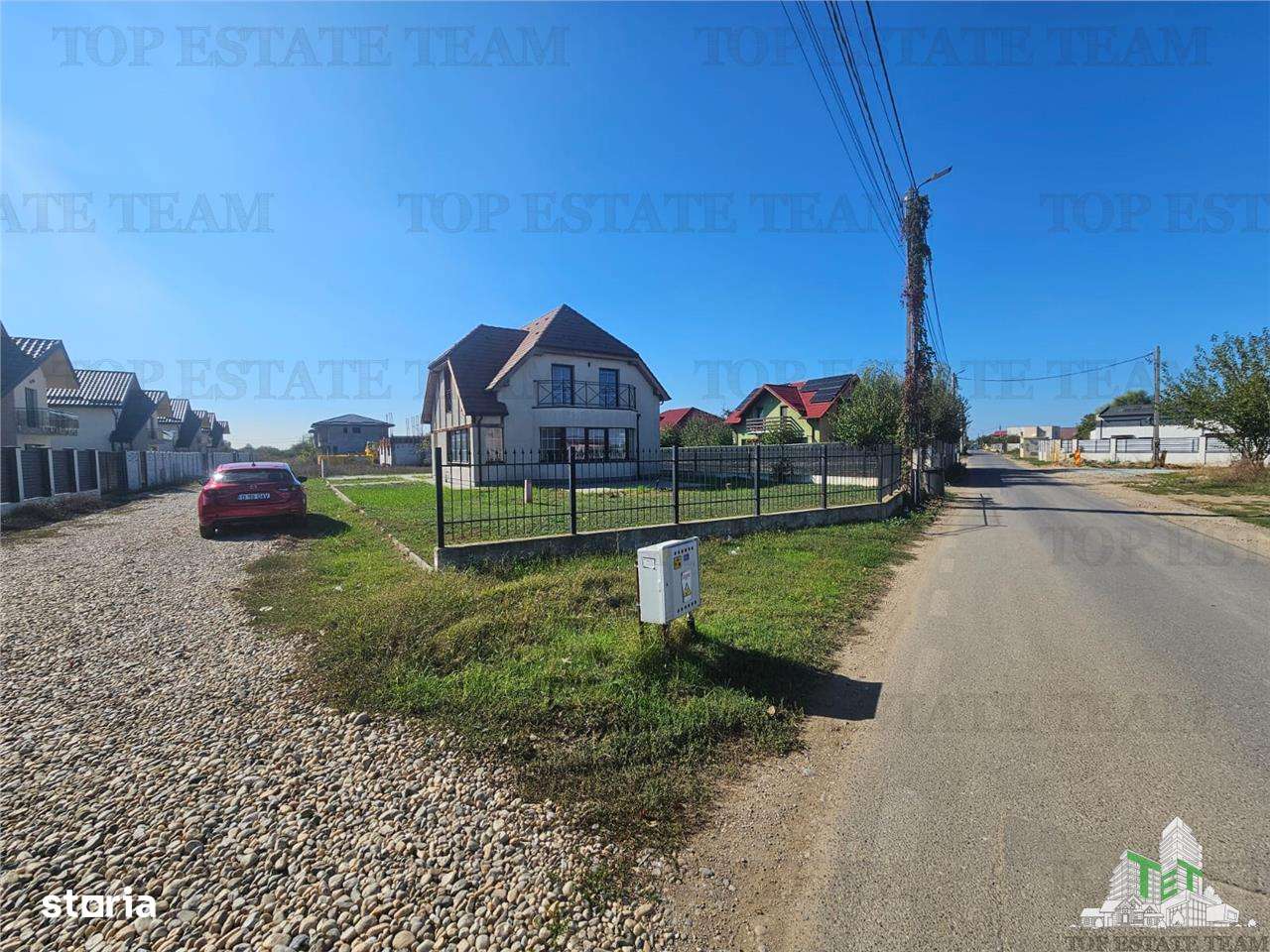 Vila lux 5 camere cu garaj arhitectura flamanda in Domnesti - Imagine principală: 2/15