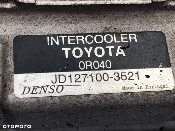 INTERCOOLER TOYOTA AVENSIS sedan (_T27_) 2008 - 2018 2.2 D-4D (ADT271_) 110 kW [150 KM] olej - 5