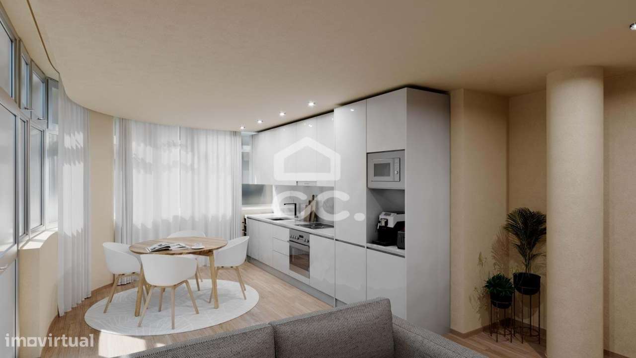 Apartamento T1+1 Novo em Zona Nobre – Conforto, Luz e Modernidade - Grande imagem: 2/7
