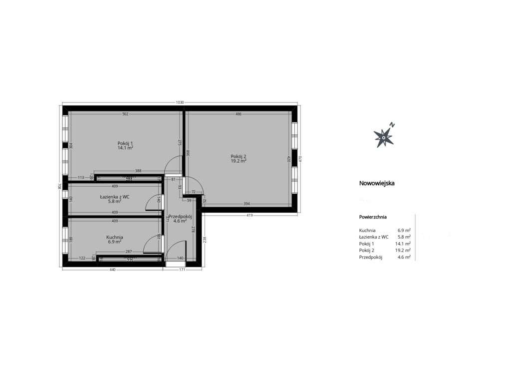 Wys.350-Rozkład-2stronne-5min do Rynku-Pl.Grunwald - Pełny obrazek: 3/15