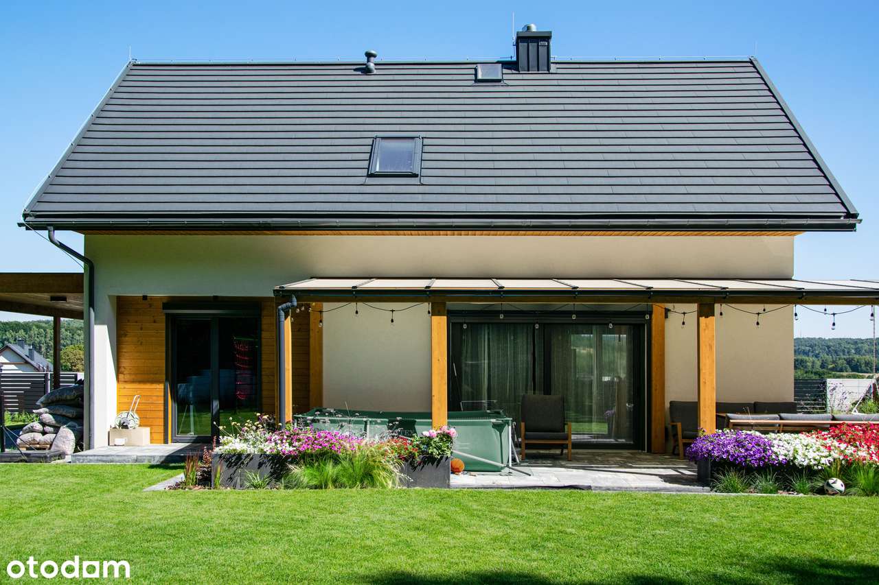 Luksusowy dom - "B" - działka 9 ar - wolnostojący - stan deweloperski - Pełny obrazek: 4/16