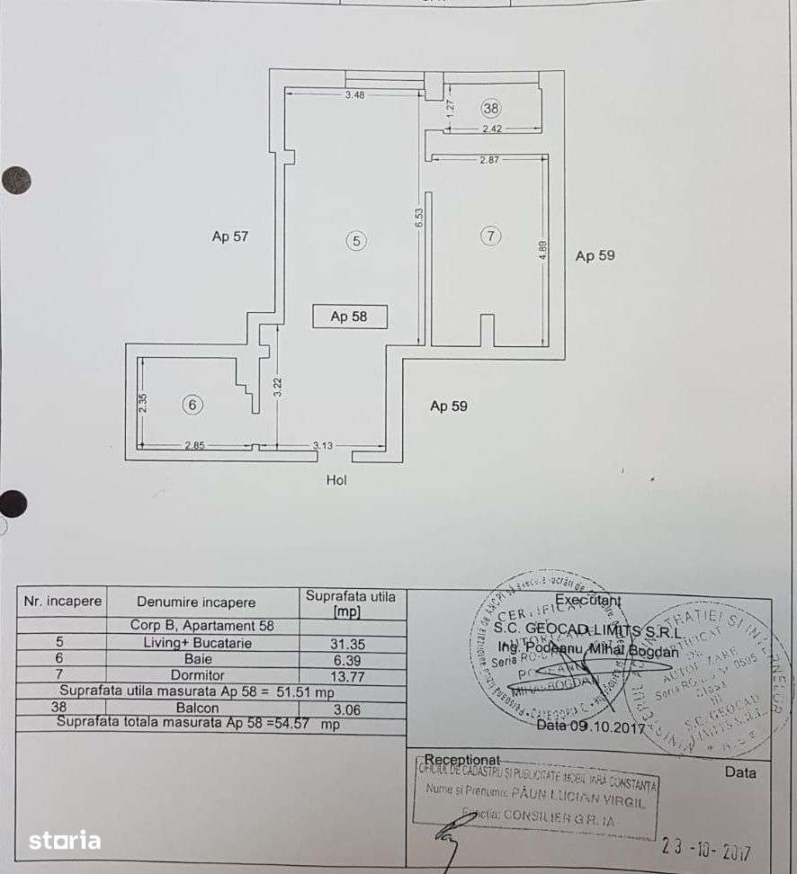 BLOC NOU-TOMIS NORD-EUROMATERNA APARTAMENT CU 2 CAMERE MOBILAT-14