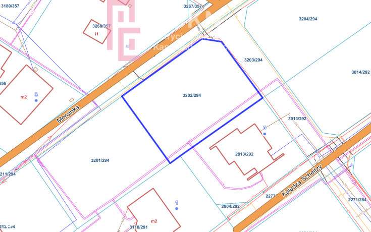 Dobrzeń Wielki – działka z fundamentem i projektem - Pełny obrazek: 2/6