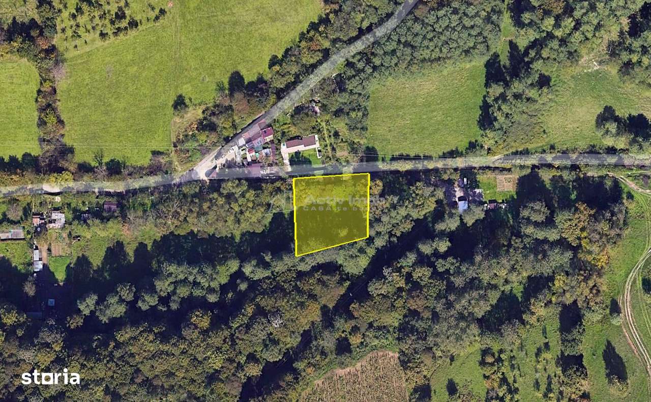 Resita, Teren Drept Intravilan, Langa Prau si Drum, 1308 Mp., 15 EuroM-0