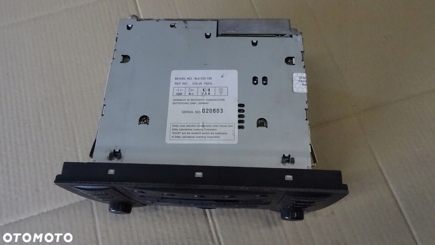 AUDI A3 8L LIFT RADIO 8L0035195 - 5