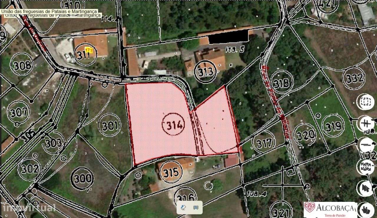 Terreno urbanizável de 2390m² – zona calma e soalheira, em Pataias - Grande imagem: 2/16