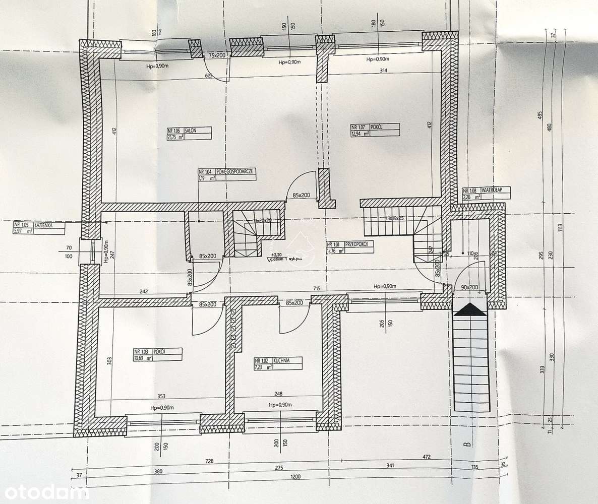 Dom z projektem i pozwoleniem na przebudowę! - Pełny obrazek: 4/14