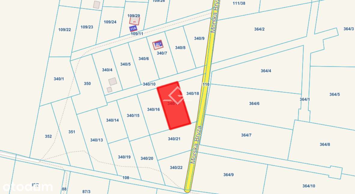 950m od Bałtyku | WZ na dom jednorodzinny | Media - Pełny obrazek: 3/9