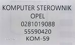 ORYGINALNY MODUŁ KOMPUTER SILNIKA OPEL ASTRA IV INSIGNIA 2.0 CDTI 55590420 - 4