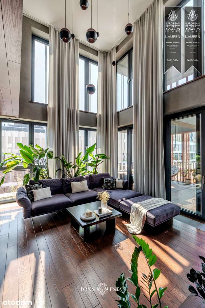 Dwupoziomowy penthouse Browary Warszawskie-2