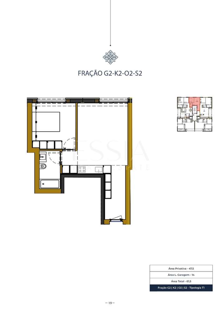 Apartamento T1 na Prelada, Ramalde - Grande imagem: 5/8