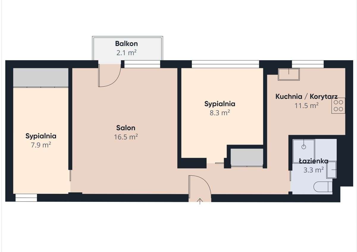 Przestronne M4 przy parku Skałka. Bez Prowizji !-17