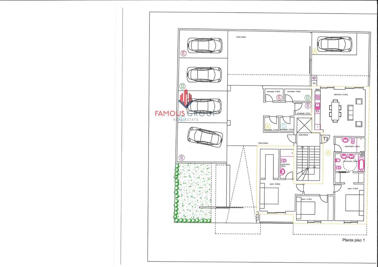 Apartamento T3 novo com estacionamento-21
