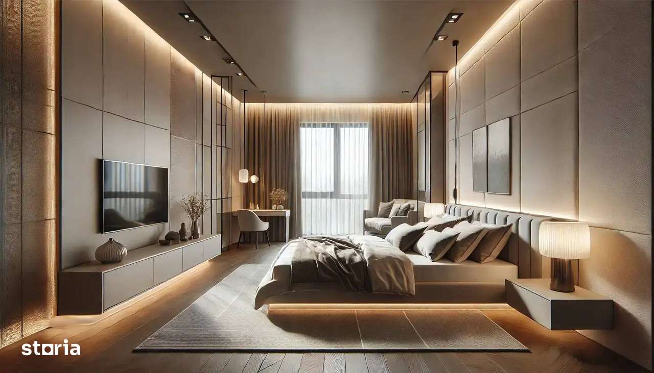 Apartament 3 Camere Open Space Metrou 7 Minute Proiect Nou Pallady - Imagine principală: 1/7