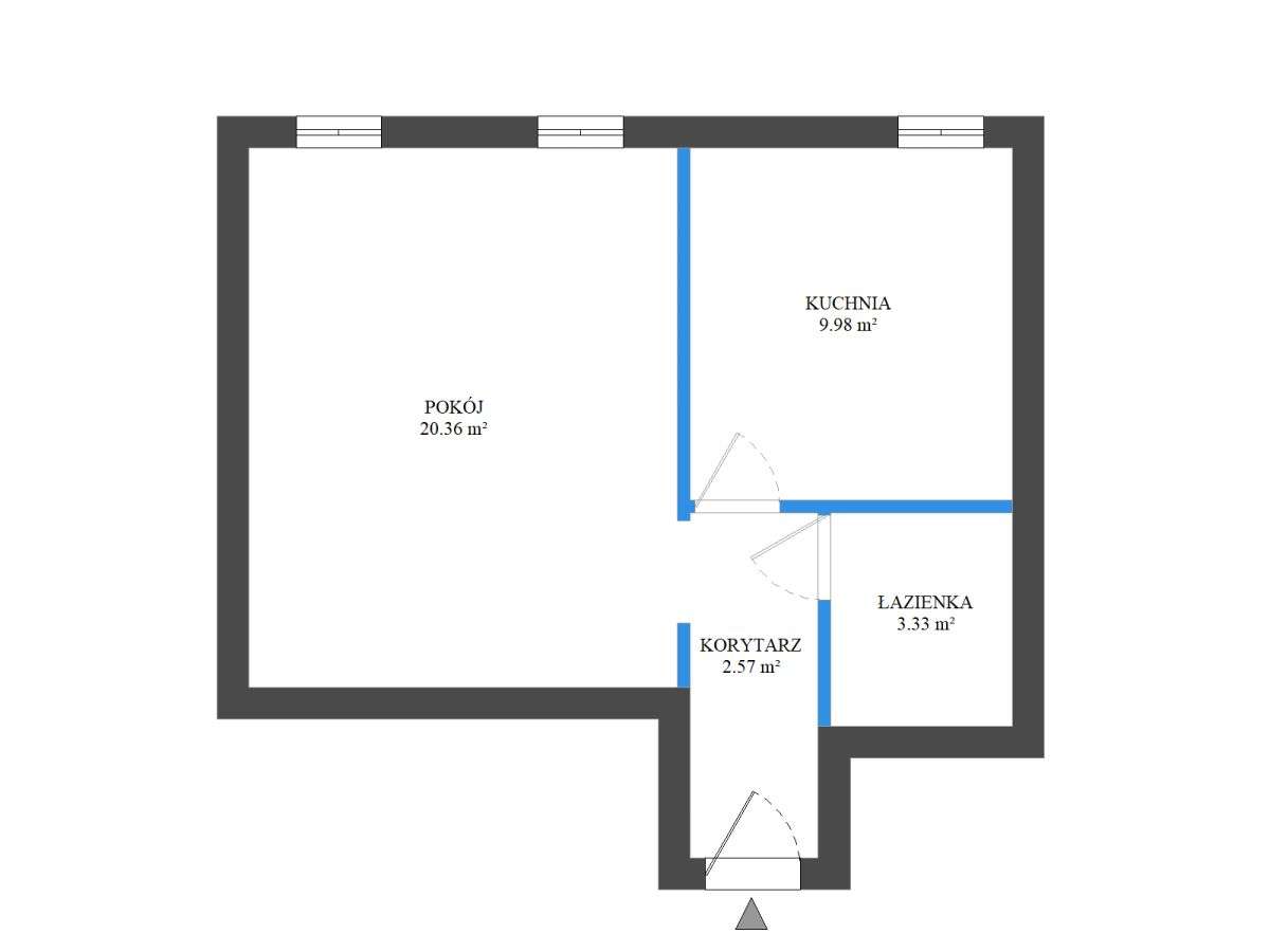 Przestronna kawalerka przy Placu Konesera-2