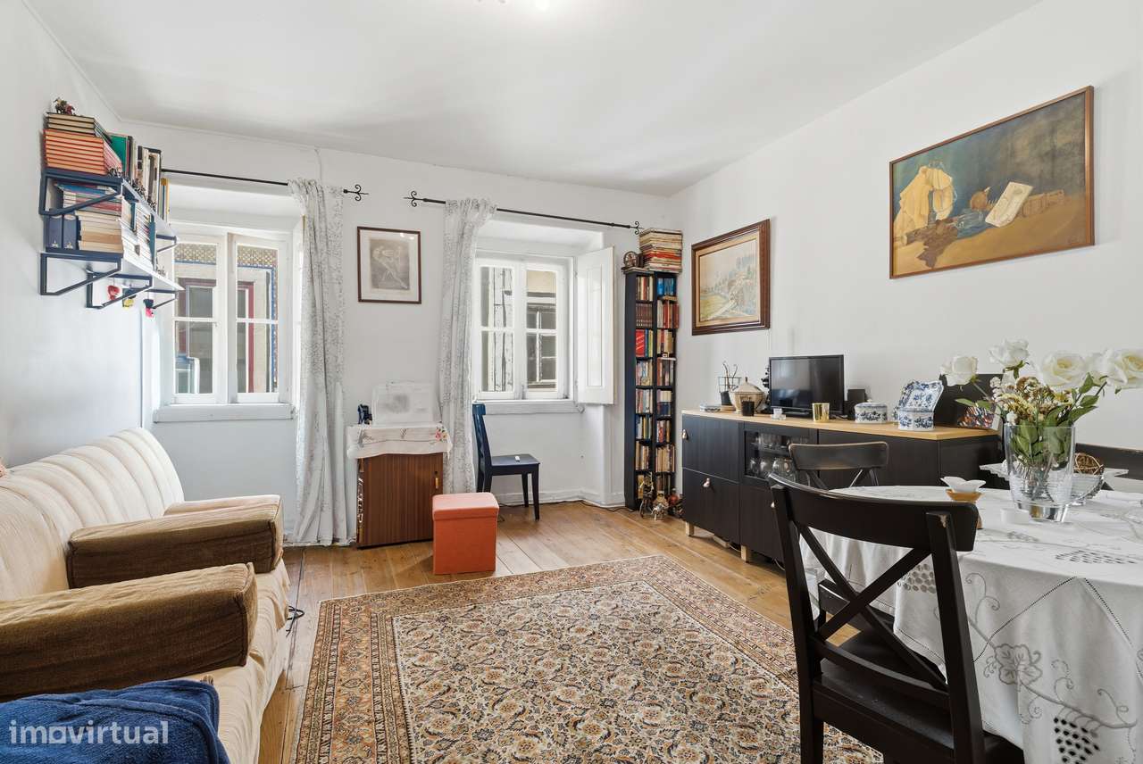 Apartamento T1 ARRENDADO – Oportunidade de investimento na Rua Vicente - Grande imagem: 2/11