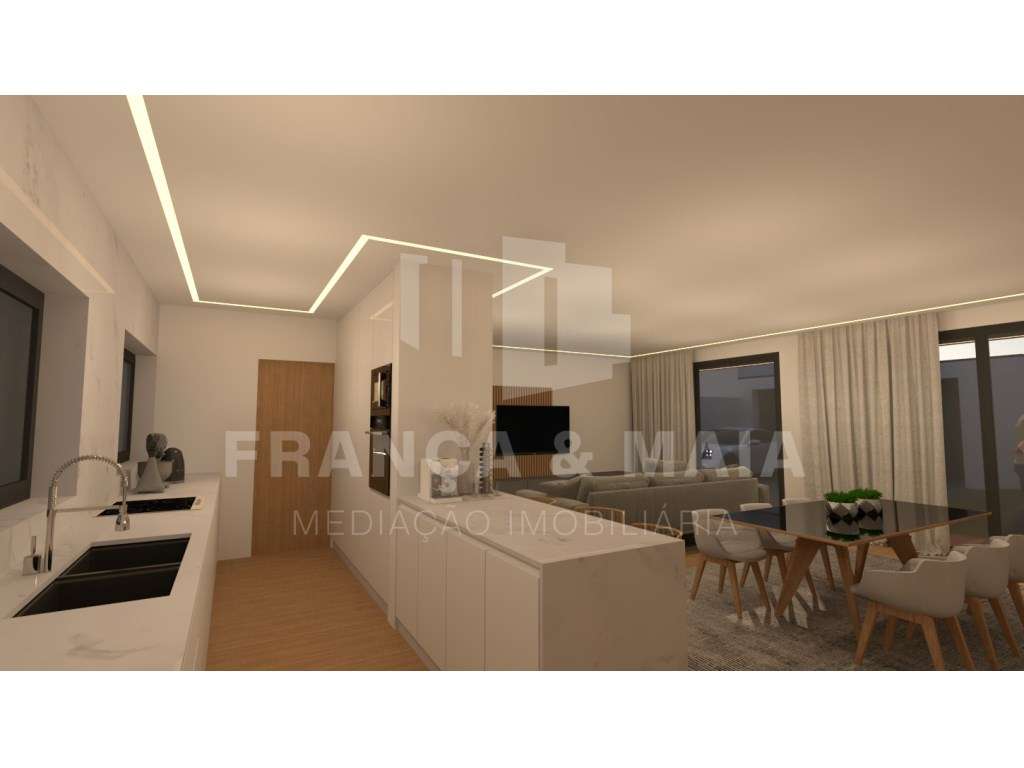 Moradia T3 em construção inserida no empreendimento Villas Mirante ...-5