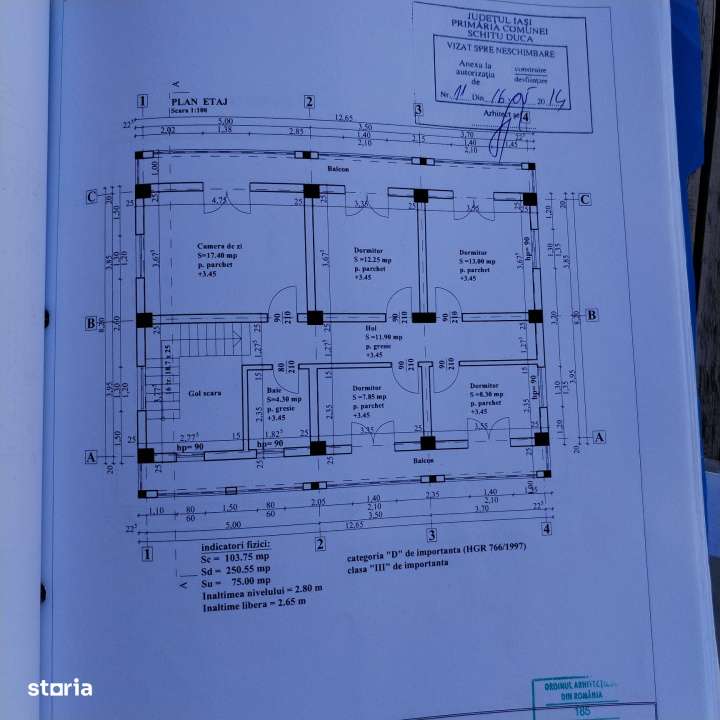 Casa in constructie D+P+1E, 198 mp. volum construit util, cu 836 mp te - Imagine principală: 5/12
