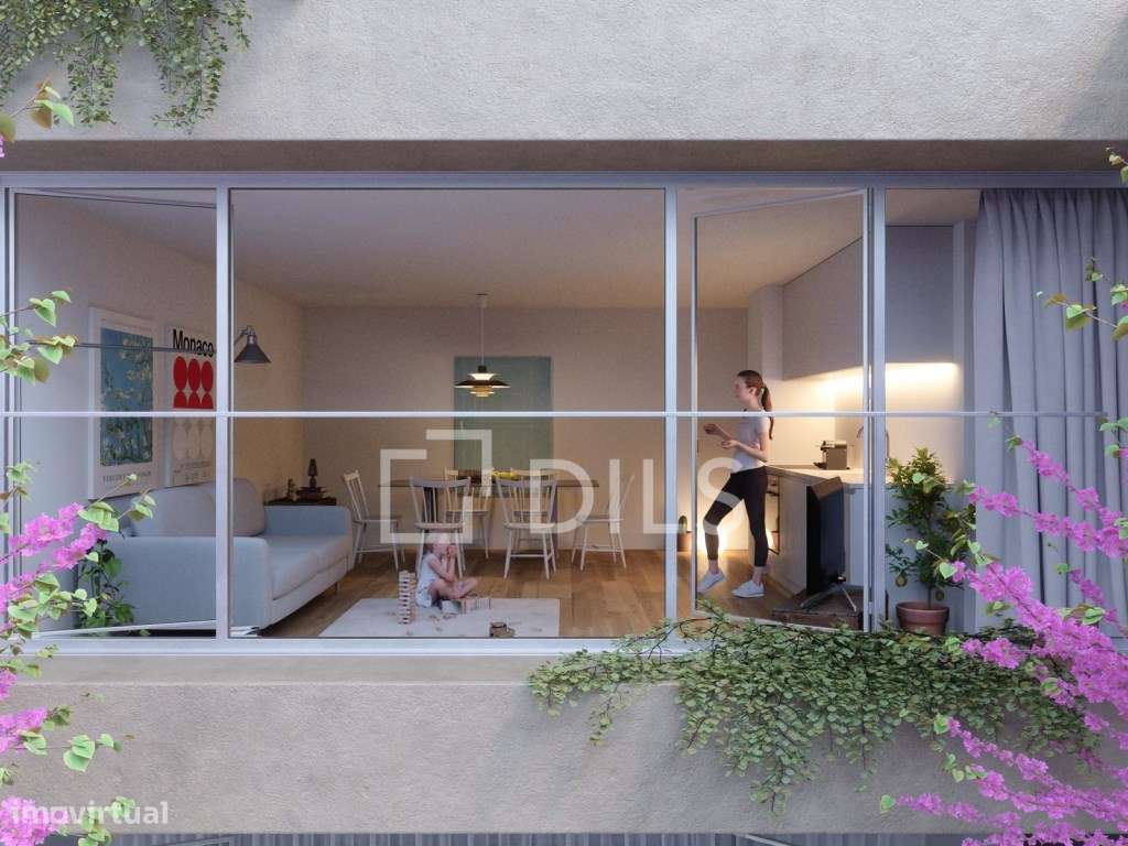 Apartamento T2 em novo empreendimento em Alvalade - Grande imagem: 2/40