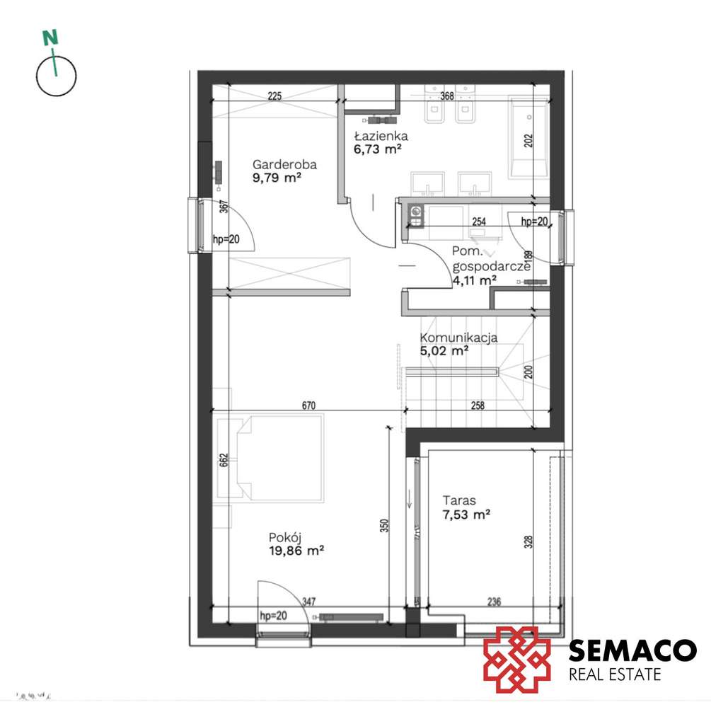 Bronowice/5 pokoi/ bliźniak/ ogródek/ deweloper-5
