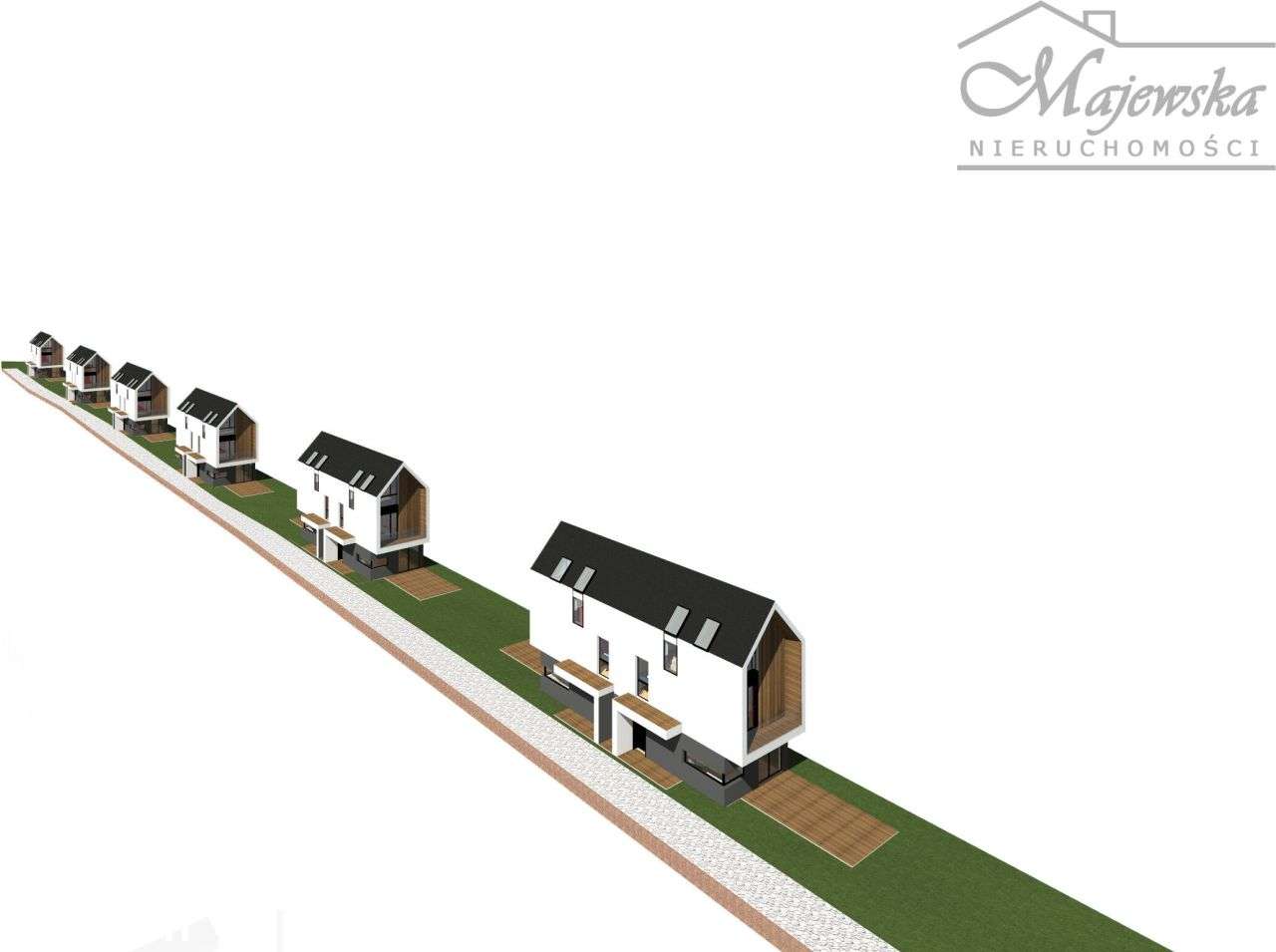 Działka z koncepcją zabudowy- Dobczyce-2