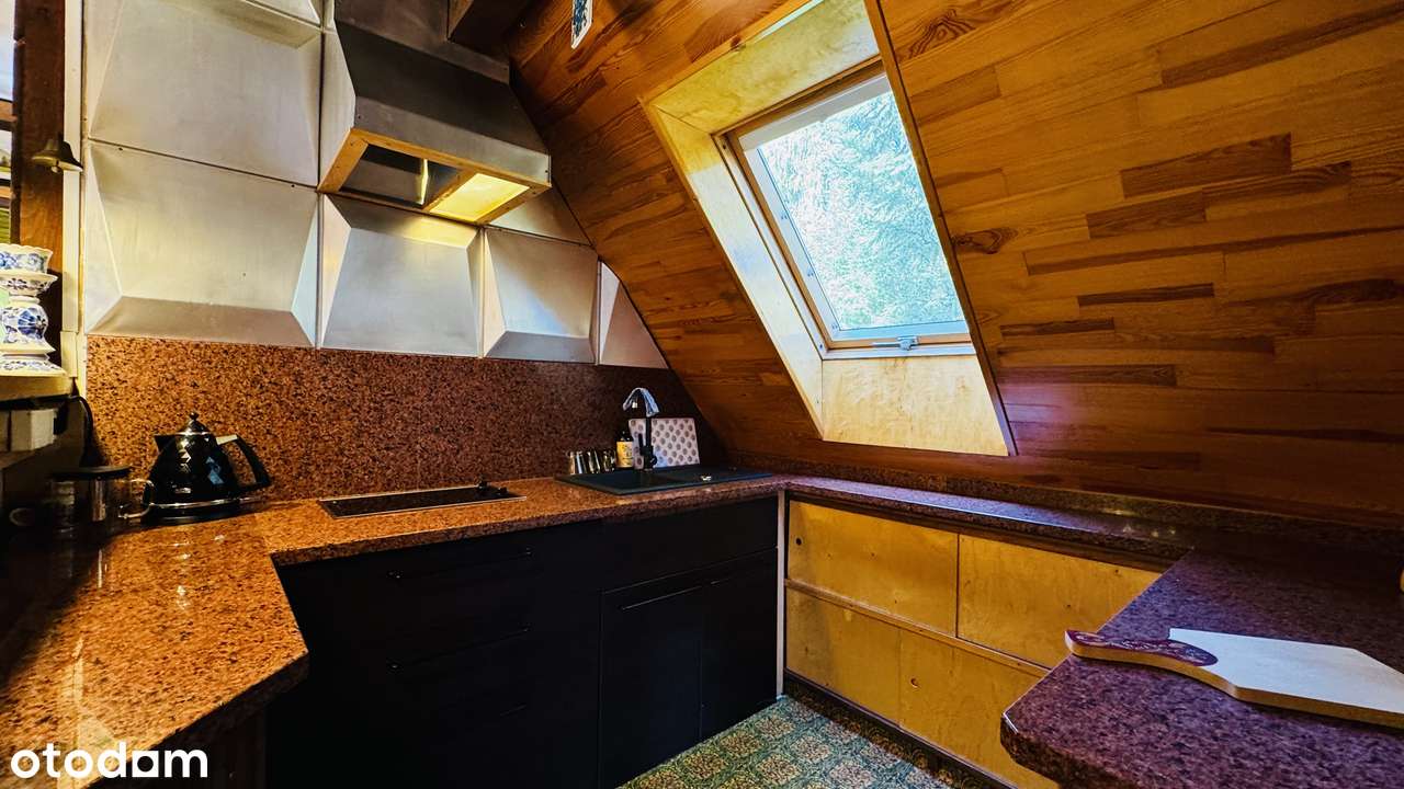 OBNIŻKA CENY Piramida - wyjątkowy dom nad strumykiem 100 m2 BRENNA-12