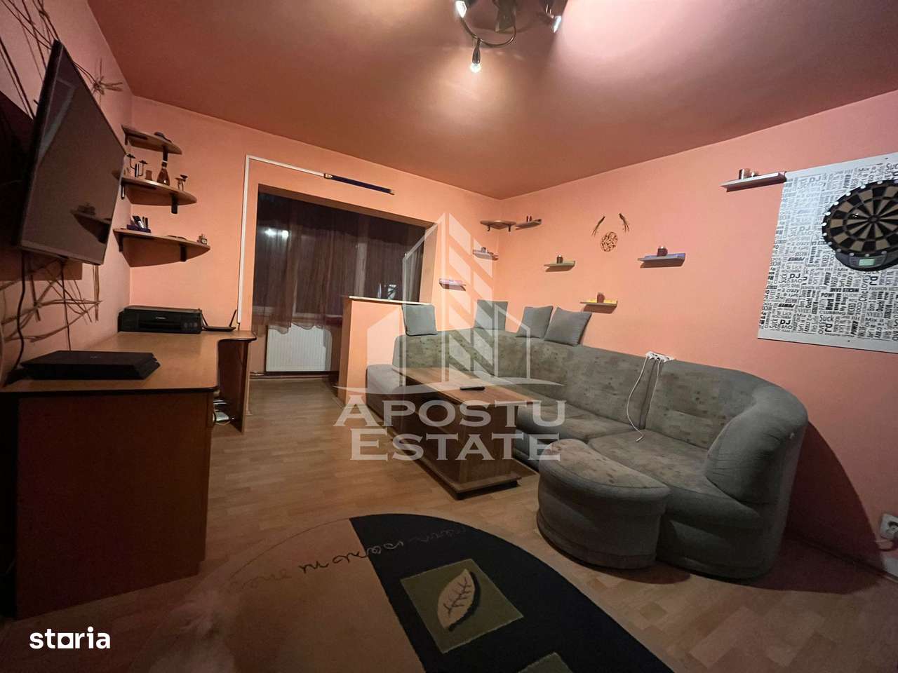 Apartament cu 2 camere, semidecomandat, etaj intermediar - Imagine principală: 2/6