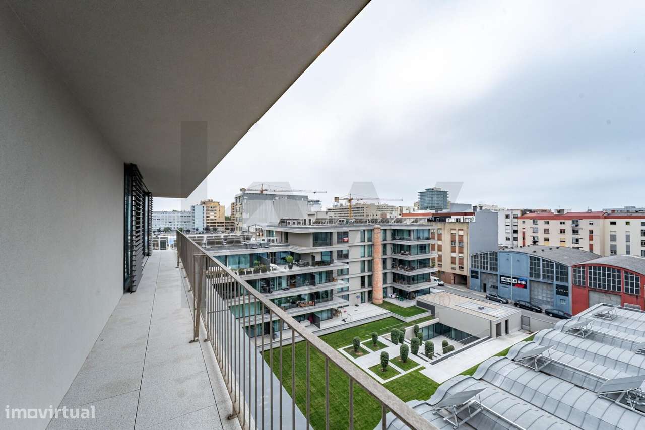 T3 de Luxo em Matosinhos Sul no empreendimento Litoral Living com vist - Grande imagem: 4/29