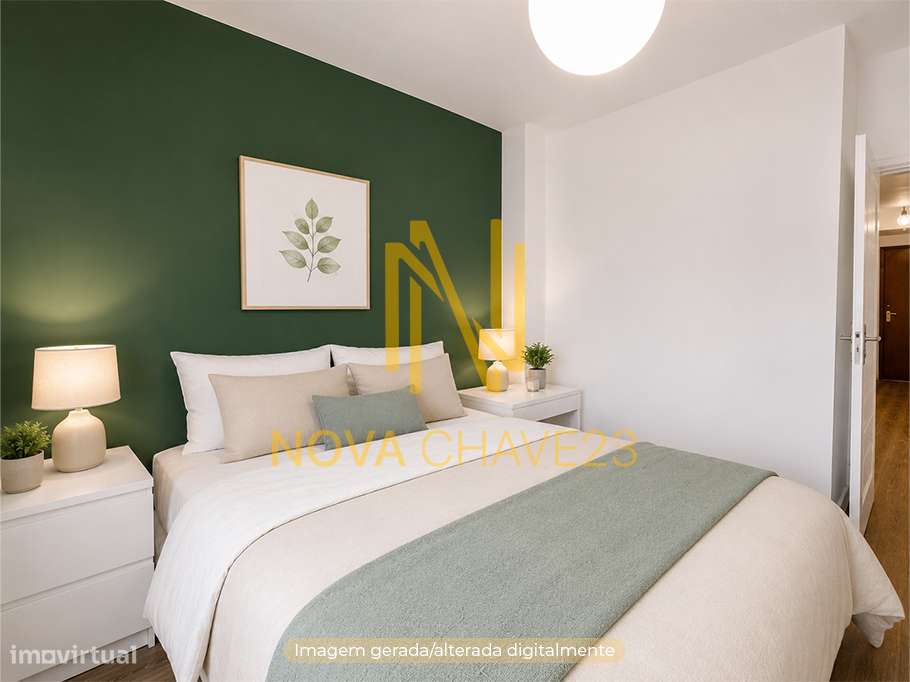Apartamento T1 na Rinchoa – 55 m² | Cozinha e Sala em Open Space-5