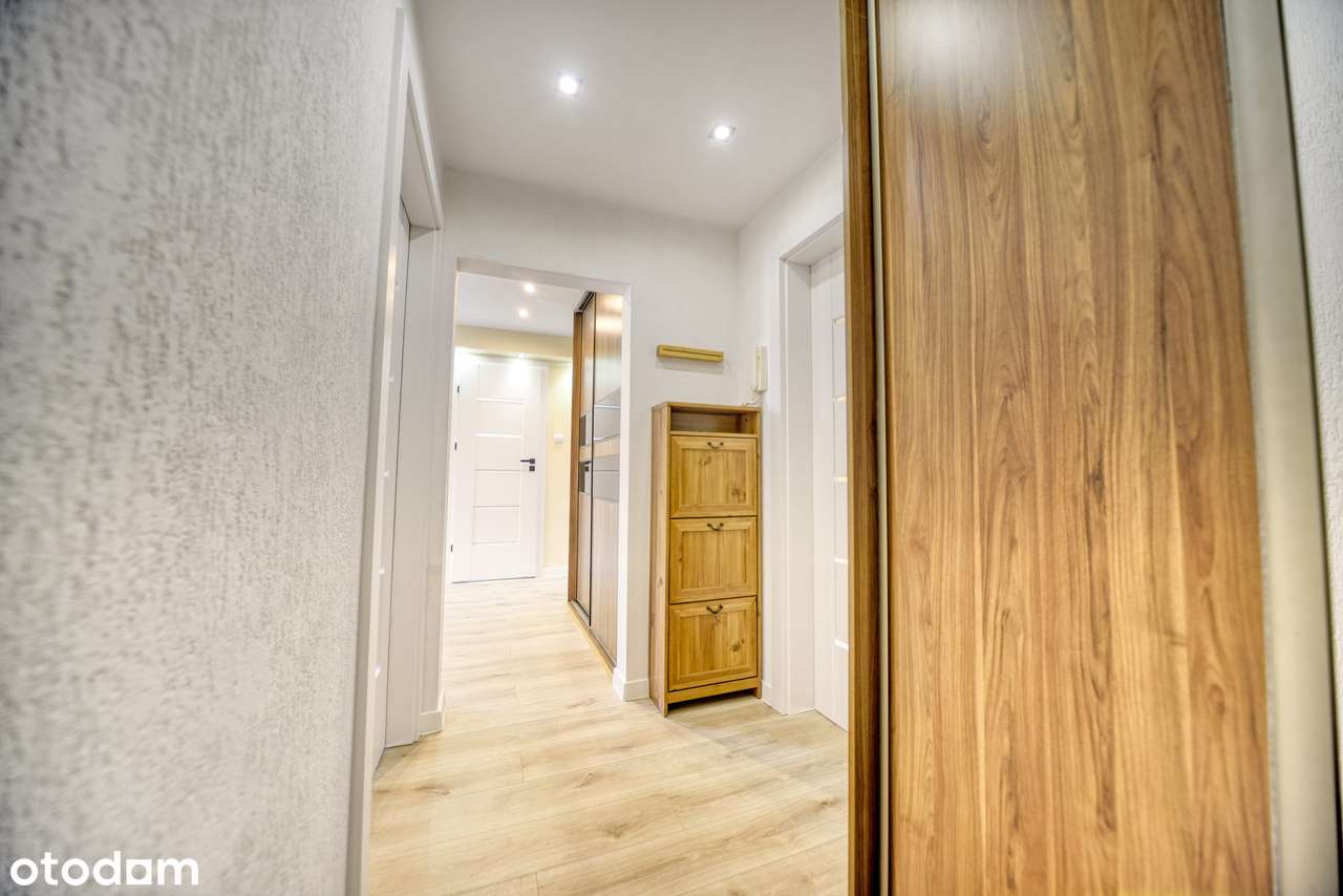 Odnowione mieszkanie, 4 pokoje, 76m2, parter, niski blok, balkon, Kęty-7