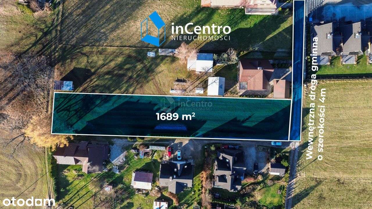 Widokowa działka budowlana, 1688m2. Ząb - Pełny obrazek: 5/12