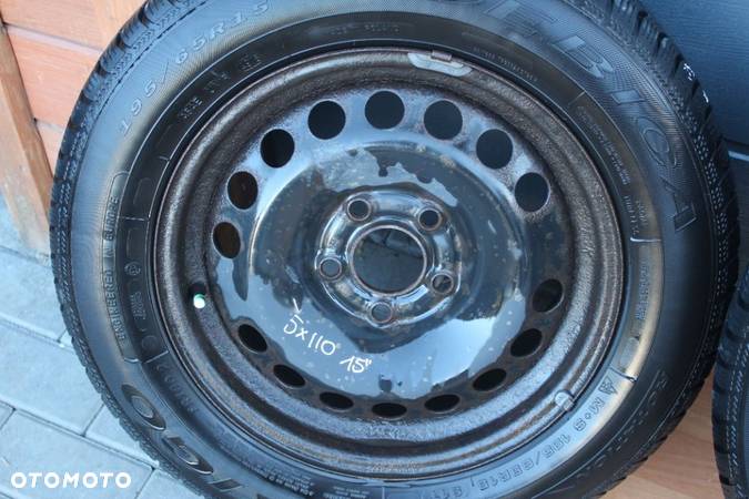 FELGI STALOWE OPONY ZIMOWE DĘBICA 195/65 R15 OPEL 5x110 ET35 - 4