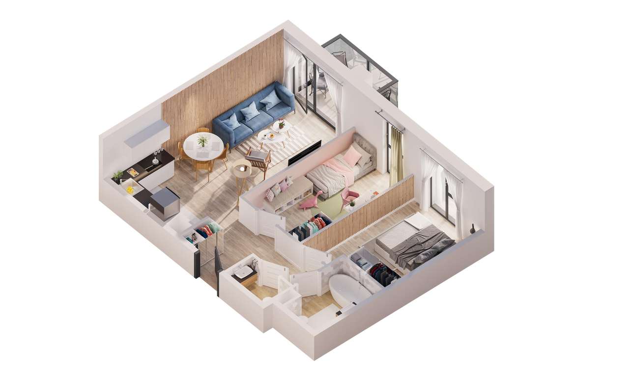 Legnicka Ursus | mieszkanie 3-pok. | B_M27 - Pełny obrazek: 3/10