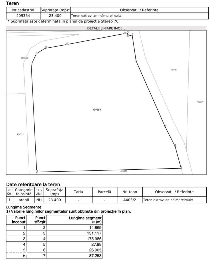 Proprietar vand teren arabil extravilan - Albina (Mosnita Noua) - Imagine principală: 2/2