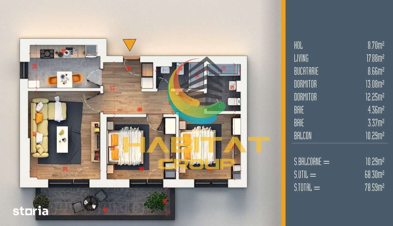 Titan 3 camere decomandat 79 mp ideal pentru familia Dvs. - Imagine principală: 2/8