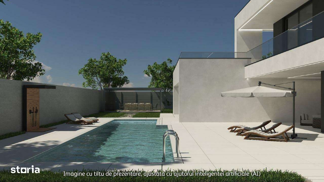 Casa de lux moderna cu 12 camere si piscina – Design minimalist inspir - Imagine principală: 2/13