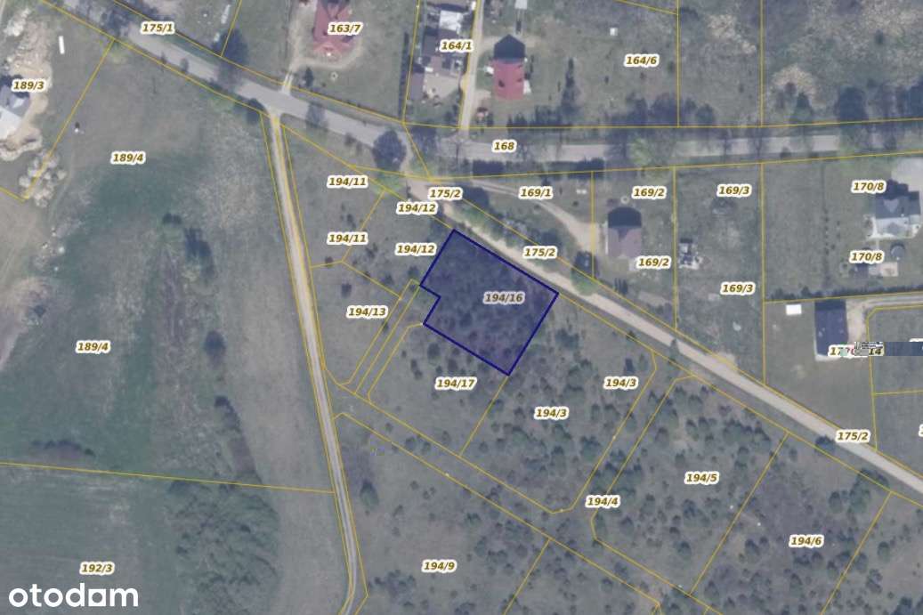 Działka 194/16 w miejscowości Ełganowo-1