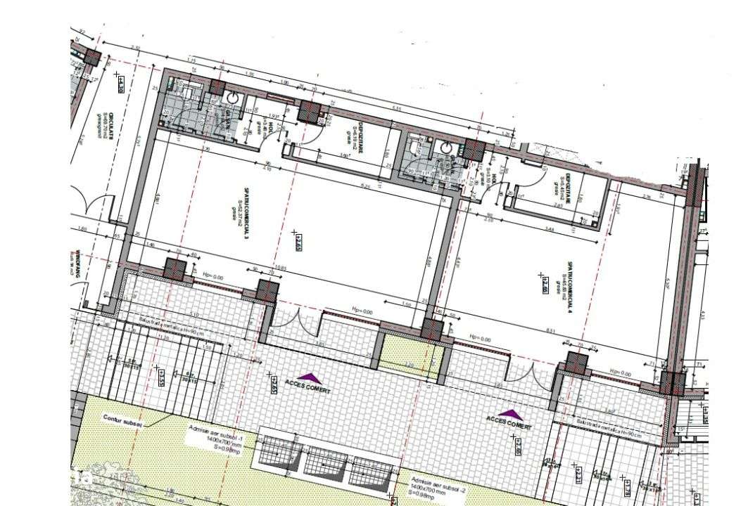 Spatiu comercial, 125 mp utili, vitrina, preluare chiriasi, cartier Bu - Imagine principală: 1/3