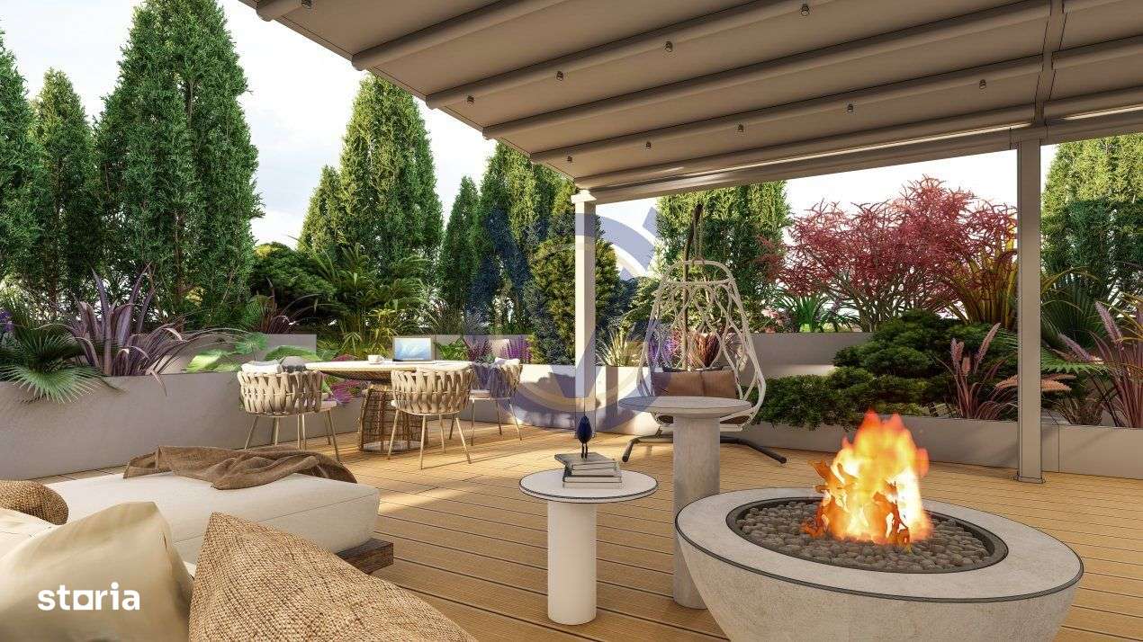 Probabil cel mai frumos Apus de Soare dintr-un Penthouse din Pipera-CO - Imagine principală: 2/19