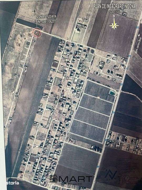 Teren Intravilan 550 mp Bod/Sanpetru - Imagine principală: 5/5