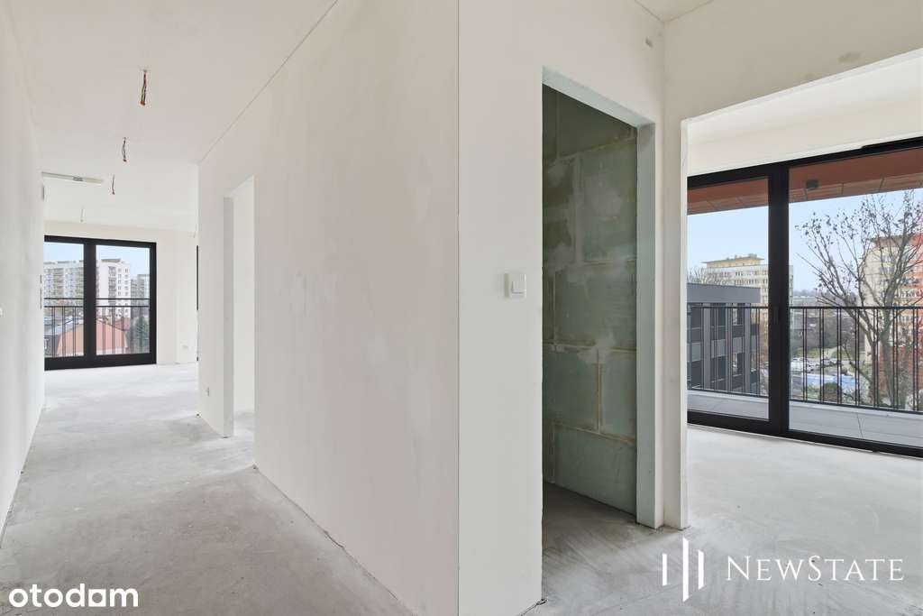 Apartament 58,9m² | Duża loggia | Mogilska, Kraków-4