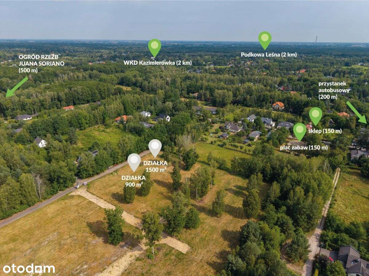 Niezwykła działka budowlana w Owczarni, blisko Wkd - Pełny obrazek: 4/16