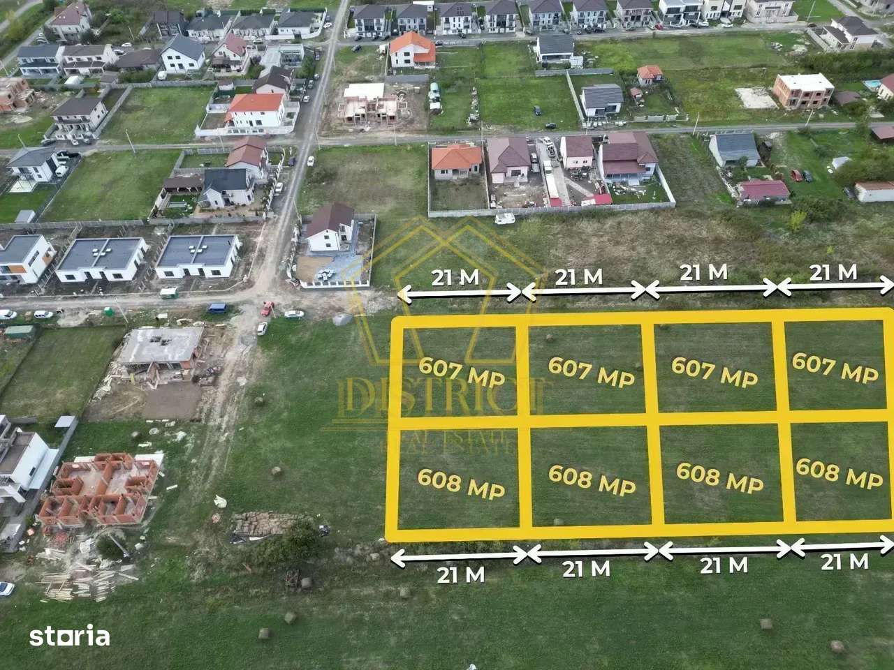 Parcele de teren cu suprafete de 600mp | Kaufland | Mosnita Noua - Imagine principală: 4/5