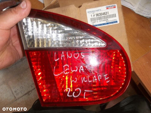 Daewoo Lanos lampa tył L w klape sedan nowa WKŁAD - 1