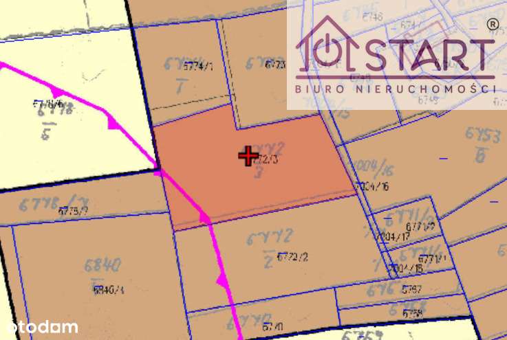 Działka w Czerwiennem bez drogi dojazdowej - Pełny obrazek: 4/5