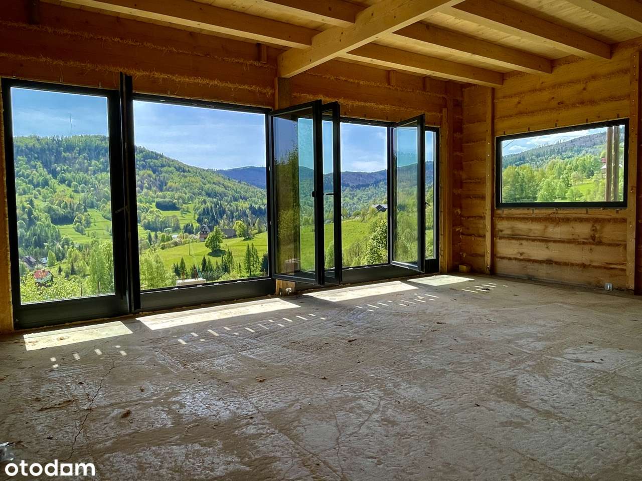 ZAWOJA - NOWY DOM DREWNIANY - widok na Babią Górę - Pełny obrazek: 5/14