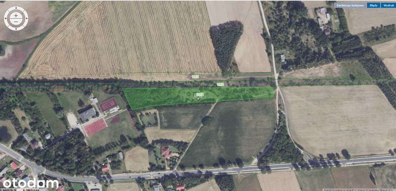 Nosarzewo-Borawe, dz. 111/2 zabudowana budynkiem niemieszkalnym-2