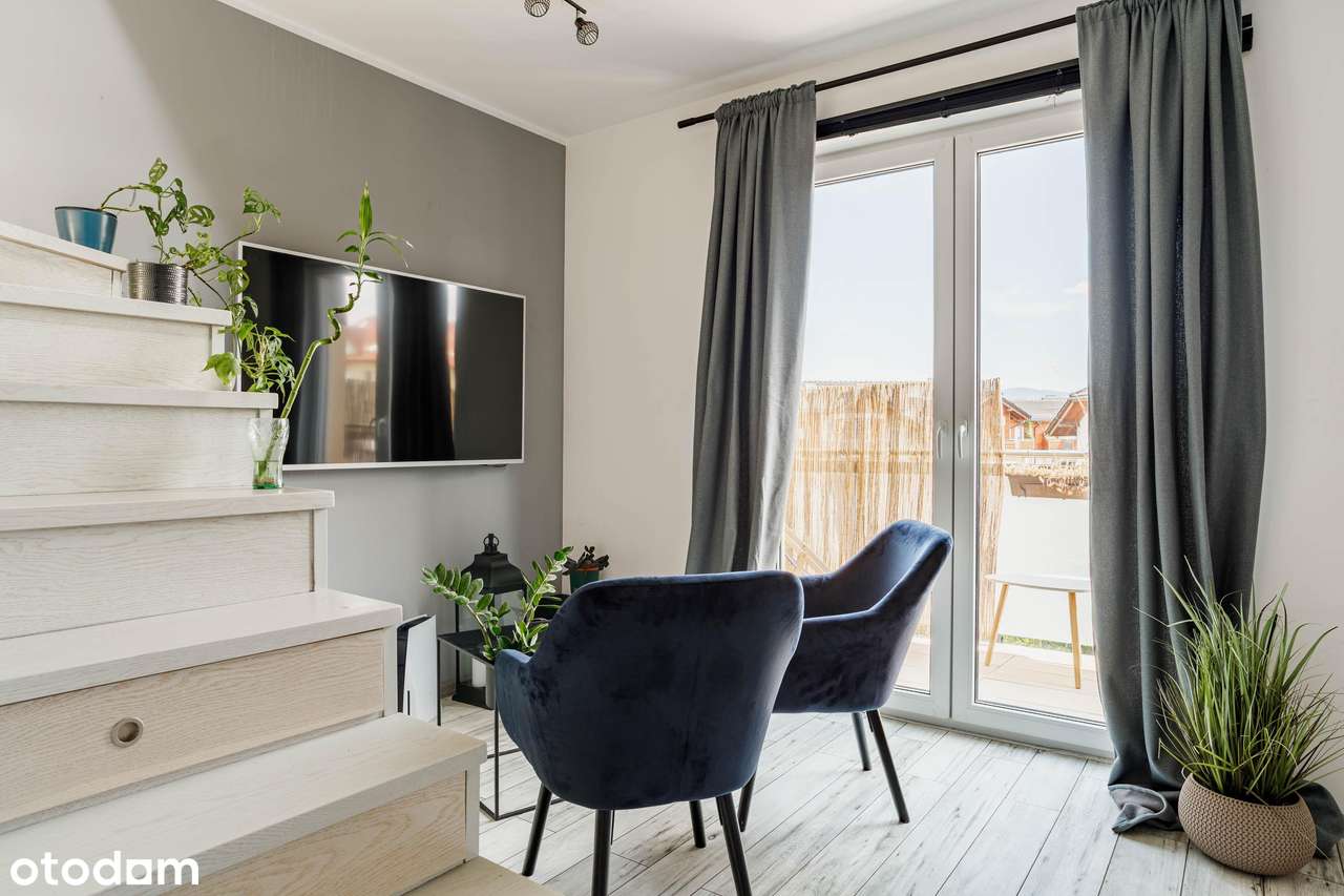 Dwupoziomowe mieszkanie z antresolą i tarasem – ul. Grondysa 7-7