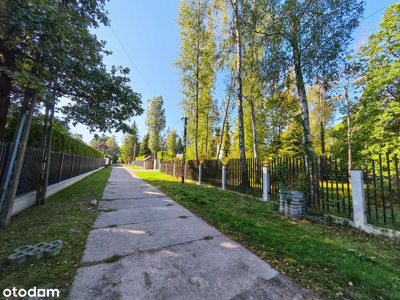 Duża zadrzewiona działka, salon wysoki na 6 metrów!-9