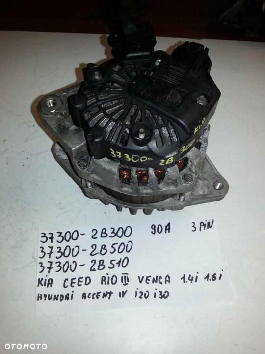 ALTERNATOR KIA VENGA CEED RIO III i20 i30 - 2